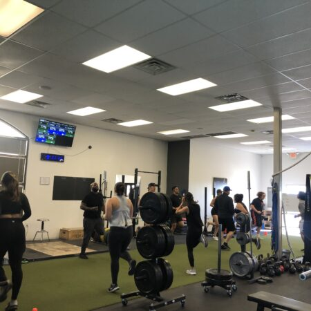 Inside the Open Gym Fitness training floor